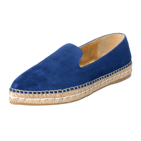 Prada Suede Leather Moccasins Loafers Flat Shoes - Picture 1 of 8
